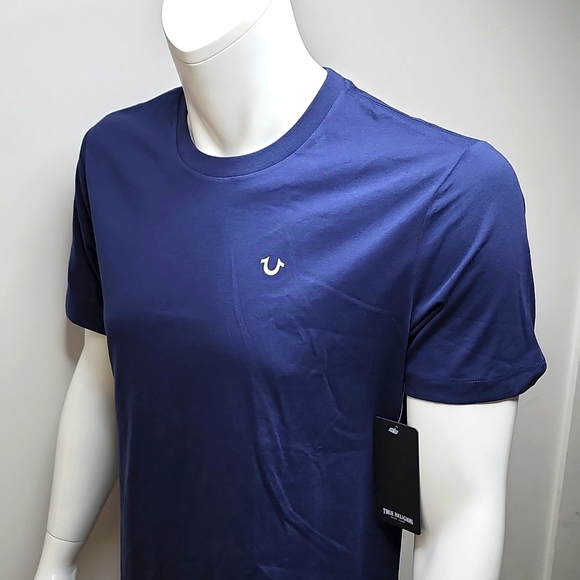 TRUE RELIGION NAVY BLUE LARGE TSHIRT - Picture 2 of 9